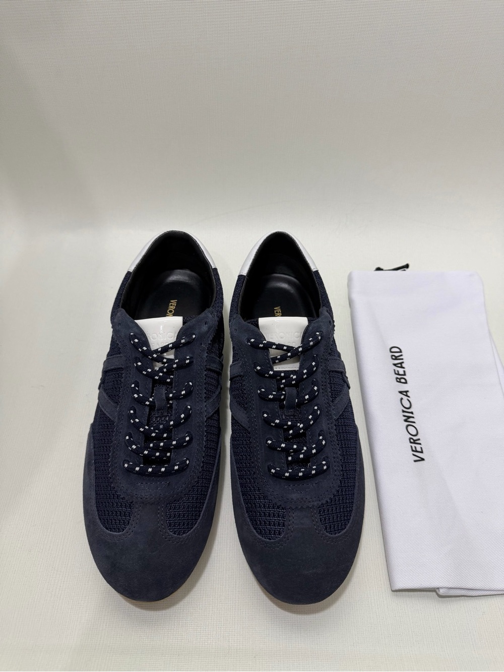 VERONICA BEARD Riviera Mesh Sneaker
Navy Suede and Mesh Sneaker - Picture 2 of 10